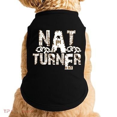 Historically Tee Nat Turner Cute Gift Blue Small Doggie Tank
