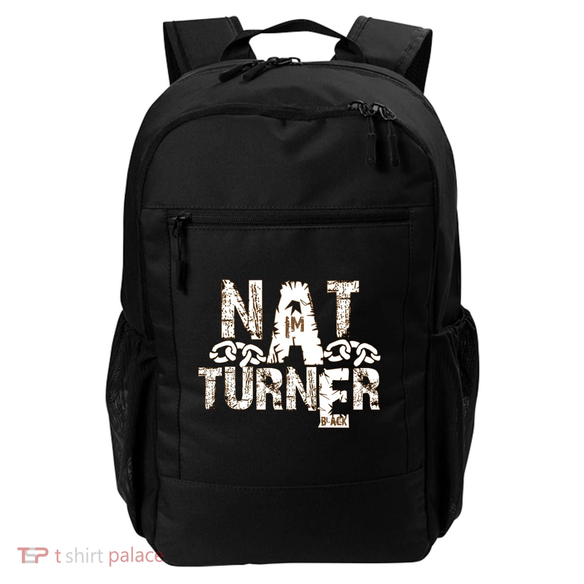 Historically Tee Nat Turner Cute Gift Blue Small Backpack