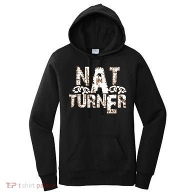 Historically Tee Nat Turner Cute Gift Blue Small Women's Hoodie