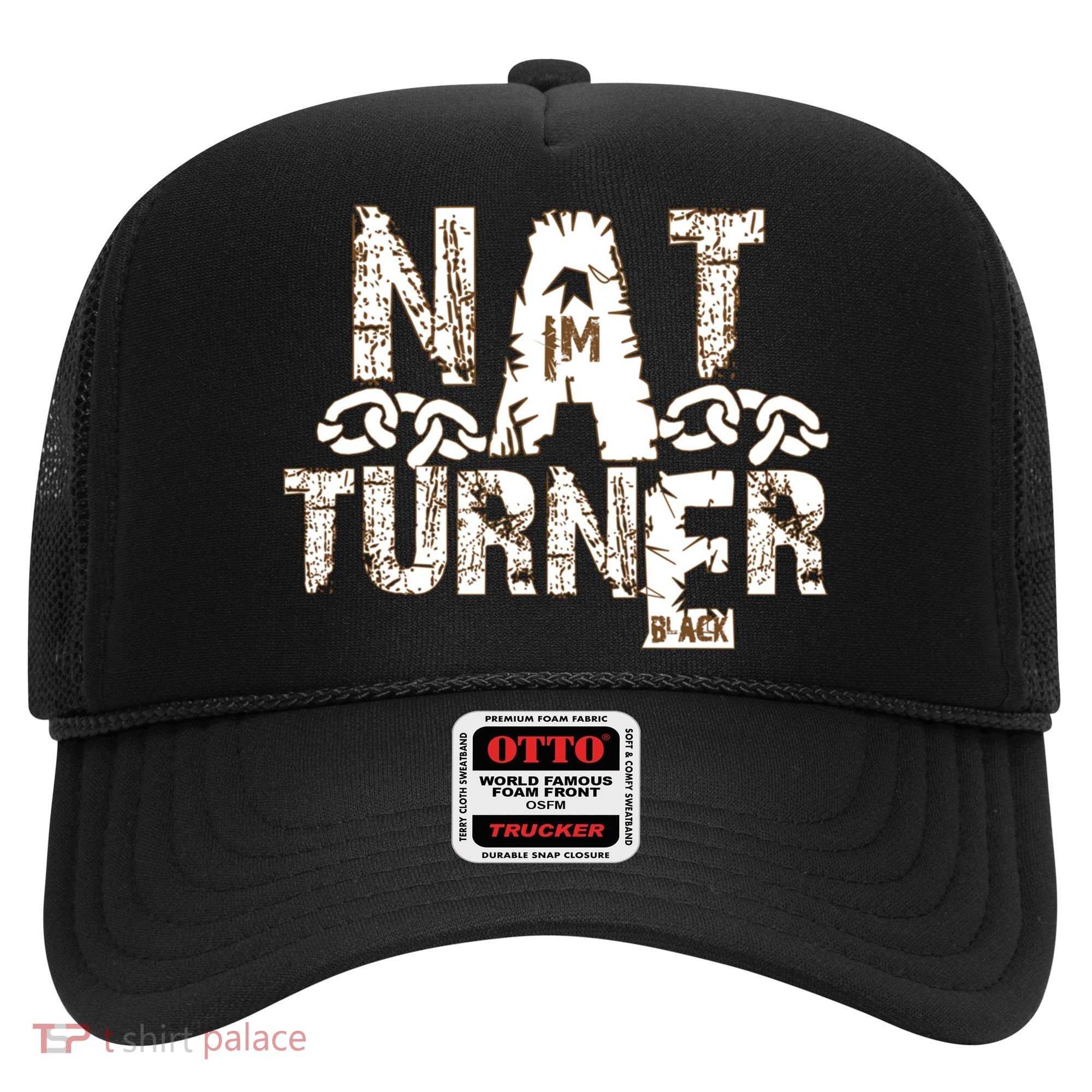 Historically Tee Nat Turner Cute Gift Blue Small Hat