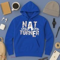 Historically Tee Nat Turner Cute Gift Blue Small Hoodie thumb 3