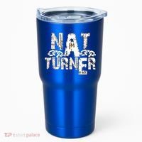 Historically Tee Nat Turner Cute Gift Blue Small Tumbler thumb 0