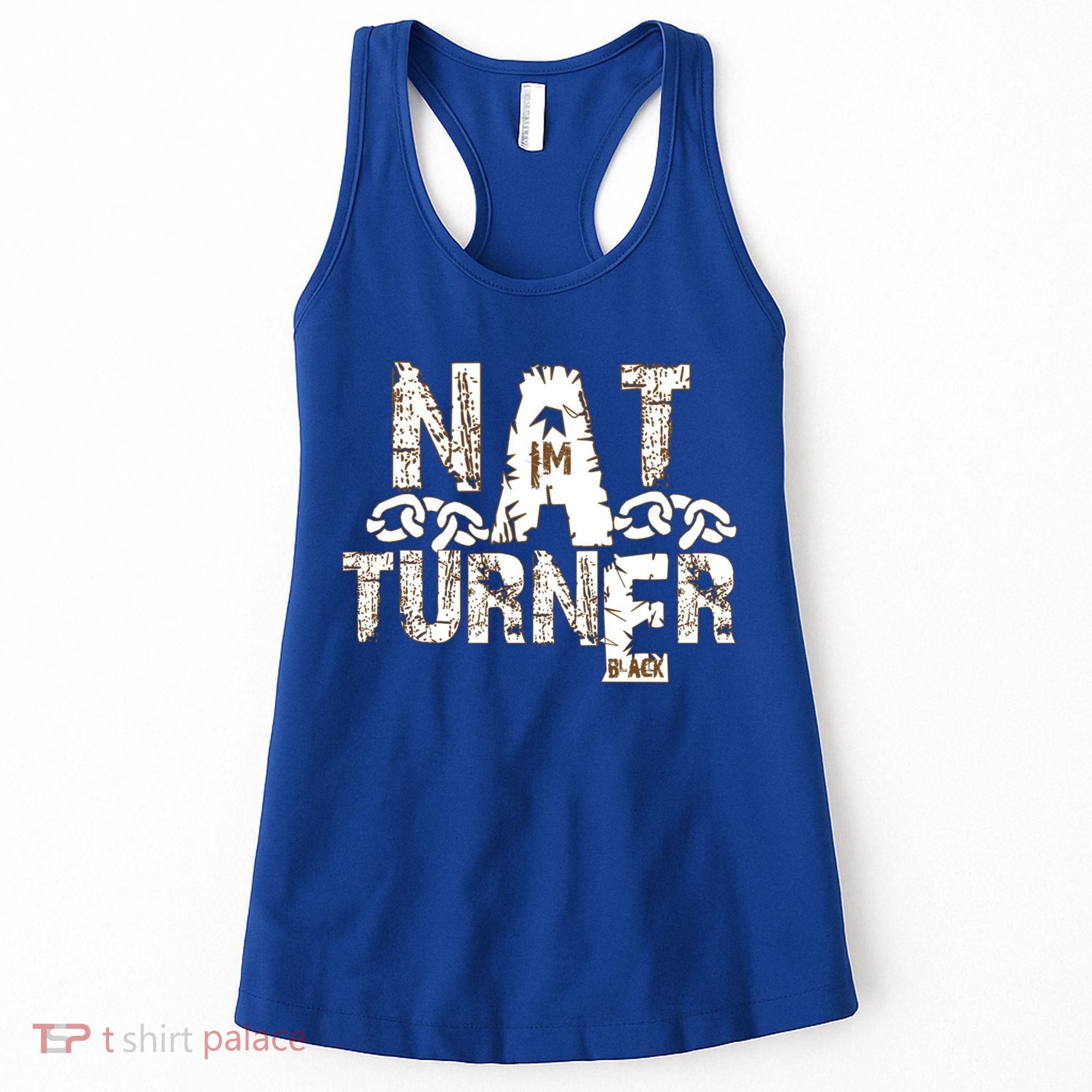Historically Tee Nat Turner Cute Gift Blue Small Women's Tank Top