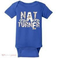Historically Tee Nat Turner Cute Gift Blue Small Baby Bodysuit thumb 0