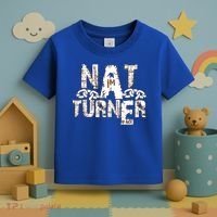 Historically Tee Nat Turner Cute Gift Blue Small Toddler T-Shirt thumb 3