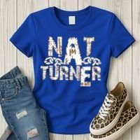 Historically Tee Nat Turner Cute Gift Blue Small Women's T-Shirt thumb 3