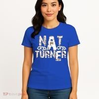 Historically Tee Nat Turner Cute Gift Blue Small Women's T-Shirt thumb 4