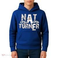 Historically Tee Nat Turner Cute Gift Blue Small Kids Hoodie thumb 4