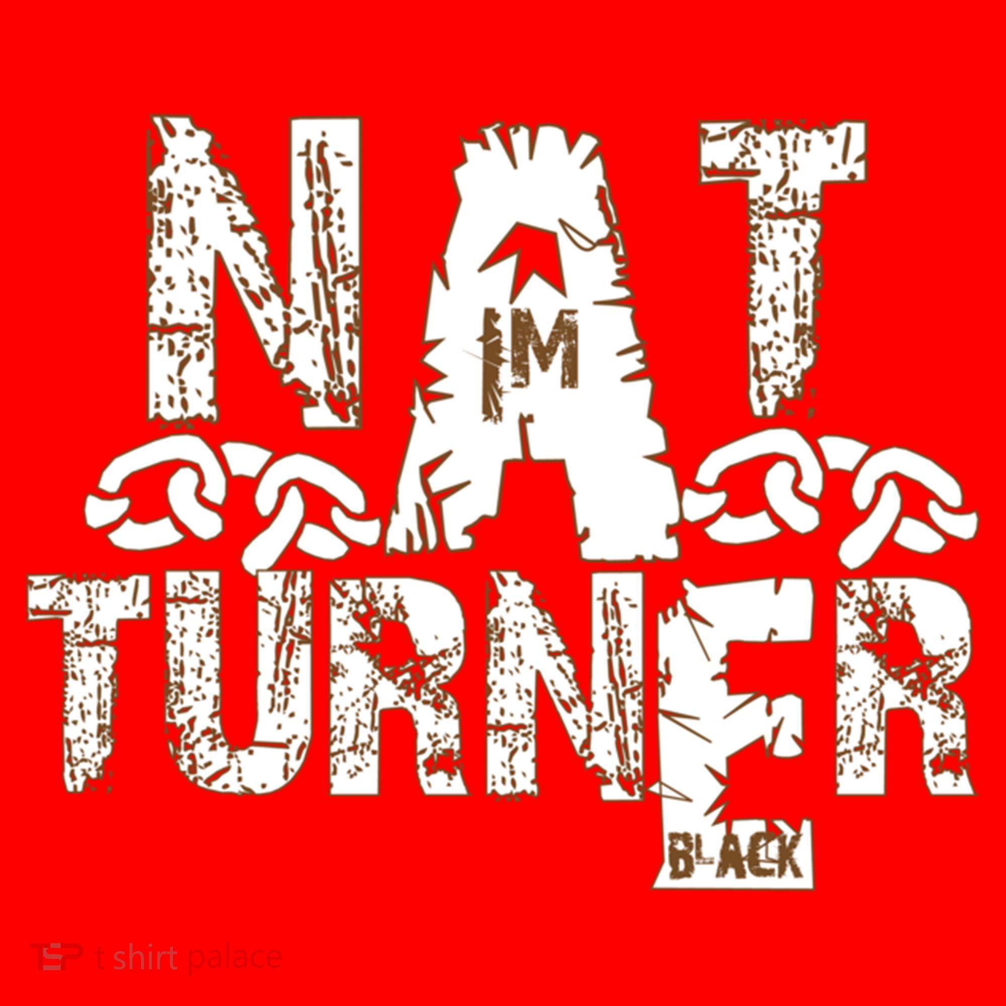 Historically Tee Nat Turner Cute Gift Blue Small Santa Hat