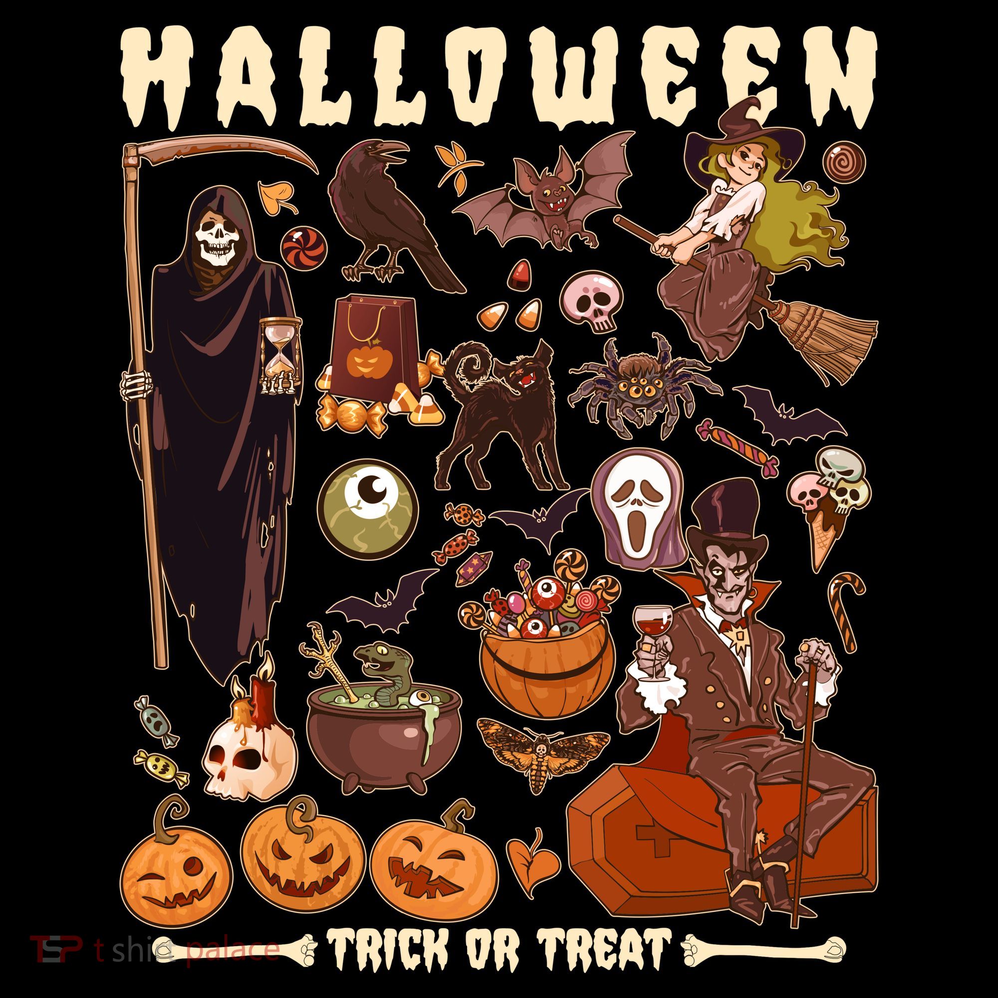 Halloween Trick Or Treat Sweatshirt