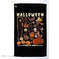 Halloween Trick Or Treat Golf Towel thumb 0