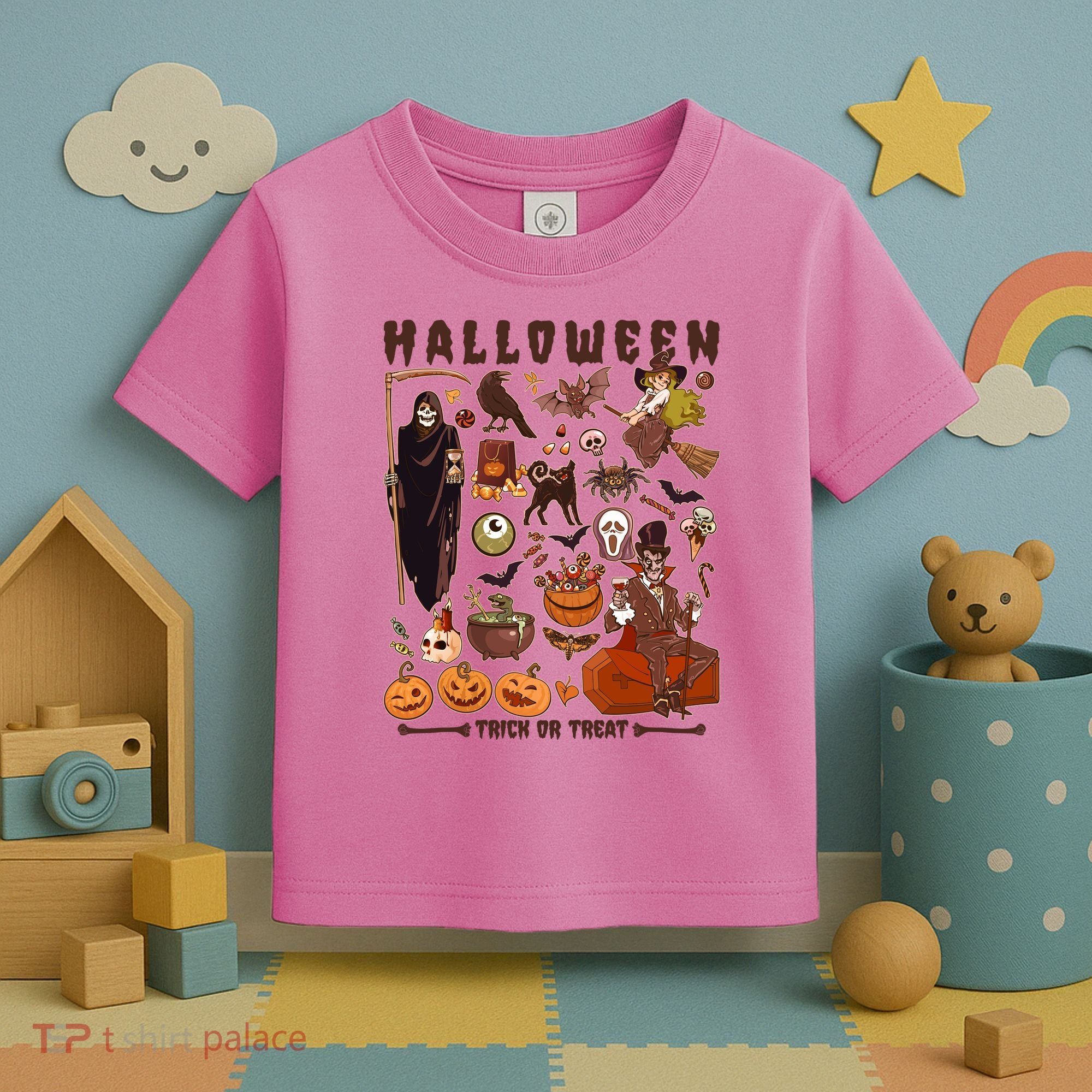 Halloween Trick Or Treat Toddler T-Shirt