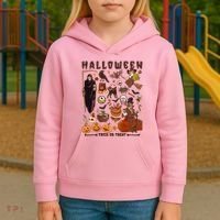 Halloween Trick Or Treat Kids Hoodie thumb 3