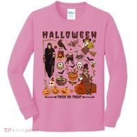 Halloween Trick Or Treat Kids Long Sleeve Shirt thumb 0