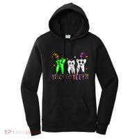 Halloween Trick Or Teeth Dentist Teeth Witch Dental Life Gift Women's Hoodie thumb 0
