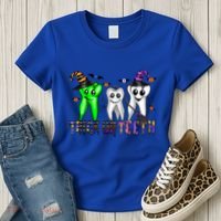 Halloween Trick Or Teeth Dentist Teeth Witch Dental Life Gift Women's T-Shirt thumb 3