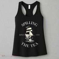 History Teacher Or Historians Or Spilling The Tea Since 1773 Women's Tank Top thumb 3
