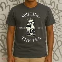 History Teacher Or Historians Or Spilling The Tea Since 1773 T-Shirt thumb 3