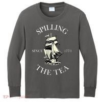 History Teacher Or Historians Or Spilling The Tea Since 1773 Kids Long Sleeve Shirt thumb 0