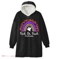 Halloween Trick Or Teach #Teacher Life Hooded Wearable Blanket thumb 0