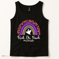 Halloween Trick Or Teach #Teacher Life Tank Top thumb 2