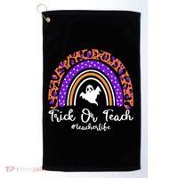 Halloween Trick Or Teach #Teacher Life Golf Towel thumb 0