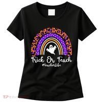 Halloween Trick Or Teach #Teacher Life Women's T-Shirt thumb 0