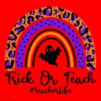 Halloween Trick Or Teach #Teacher Life Santa Hat thumb 1