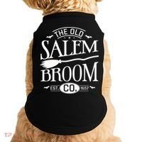 Halloween The Old Salem Broom Halloween Day Doggie Tank thumb 0