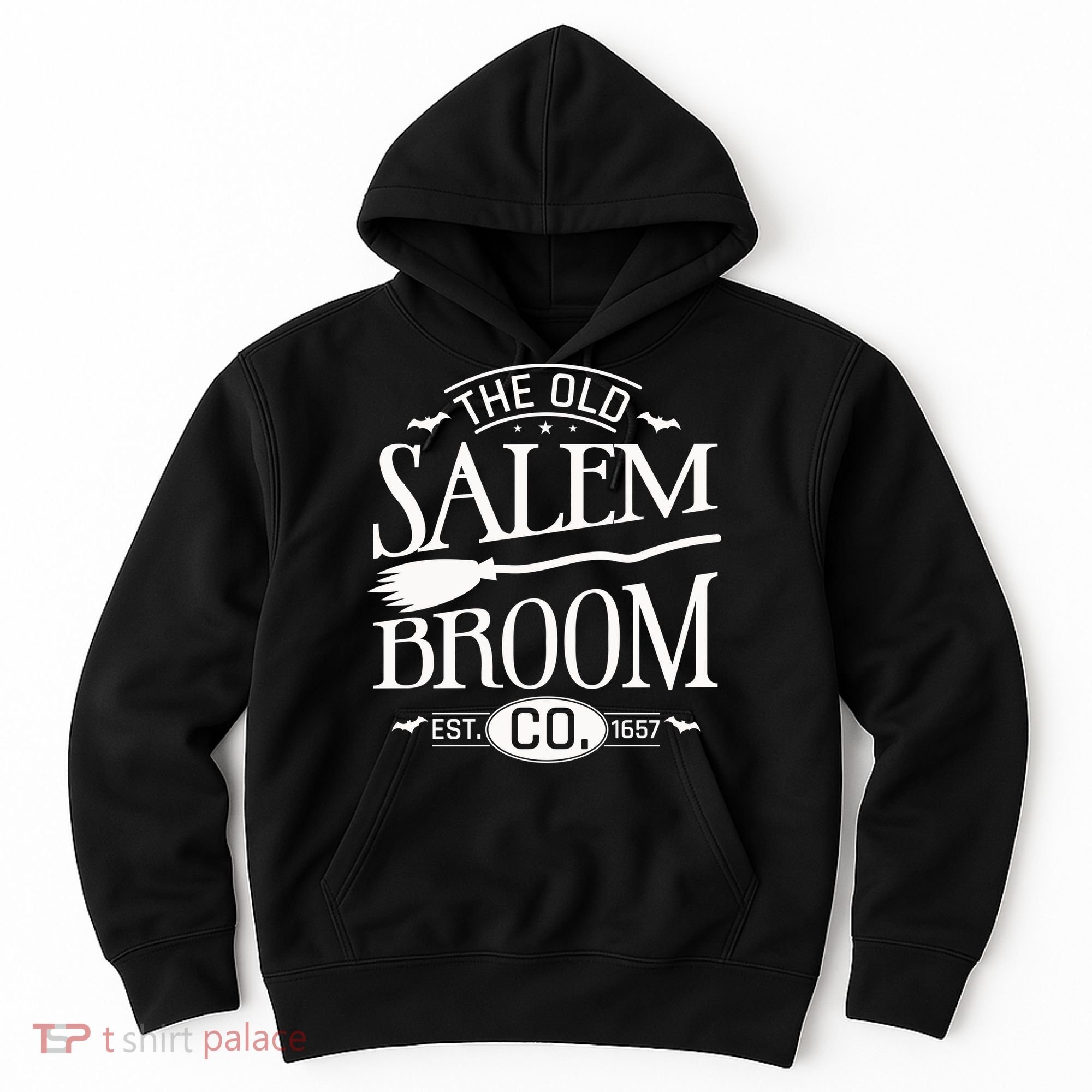Halloween The Old Salem Broom Halloween Day Hoodie
