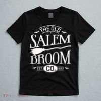Halloween The Old Salem Broom Halloween Day T-Shirt thumb 5