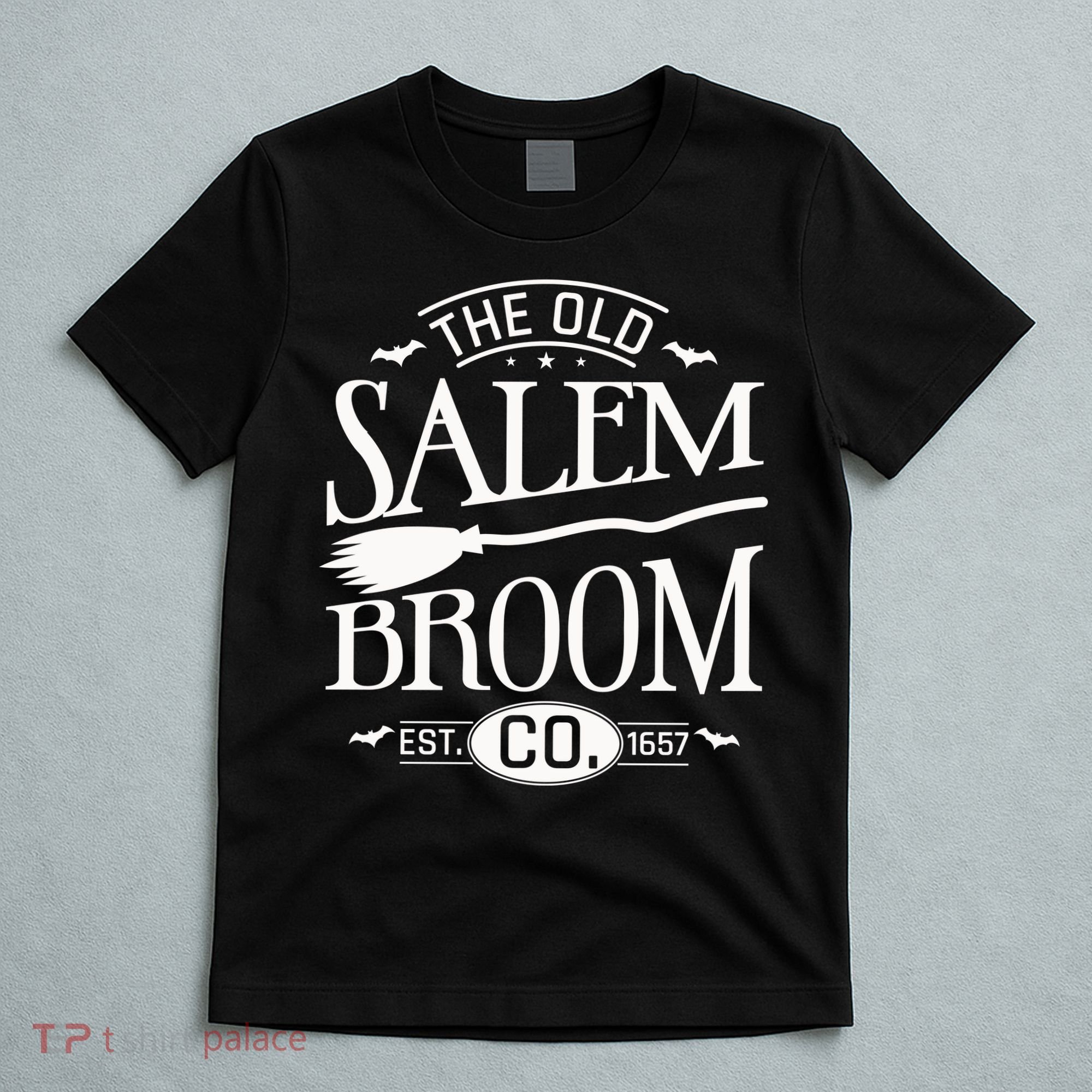 Halloween The Old Salem Broom Halloween Day T-Shirt