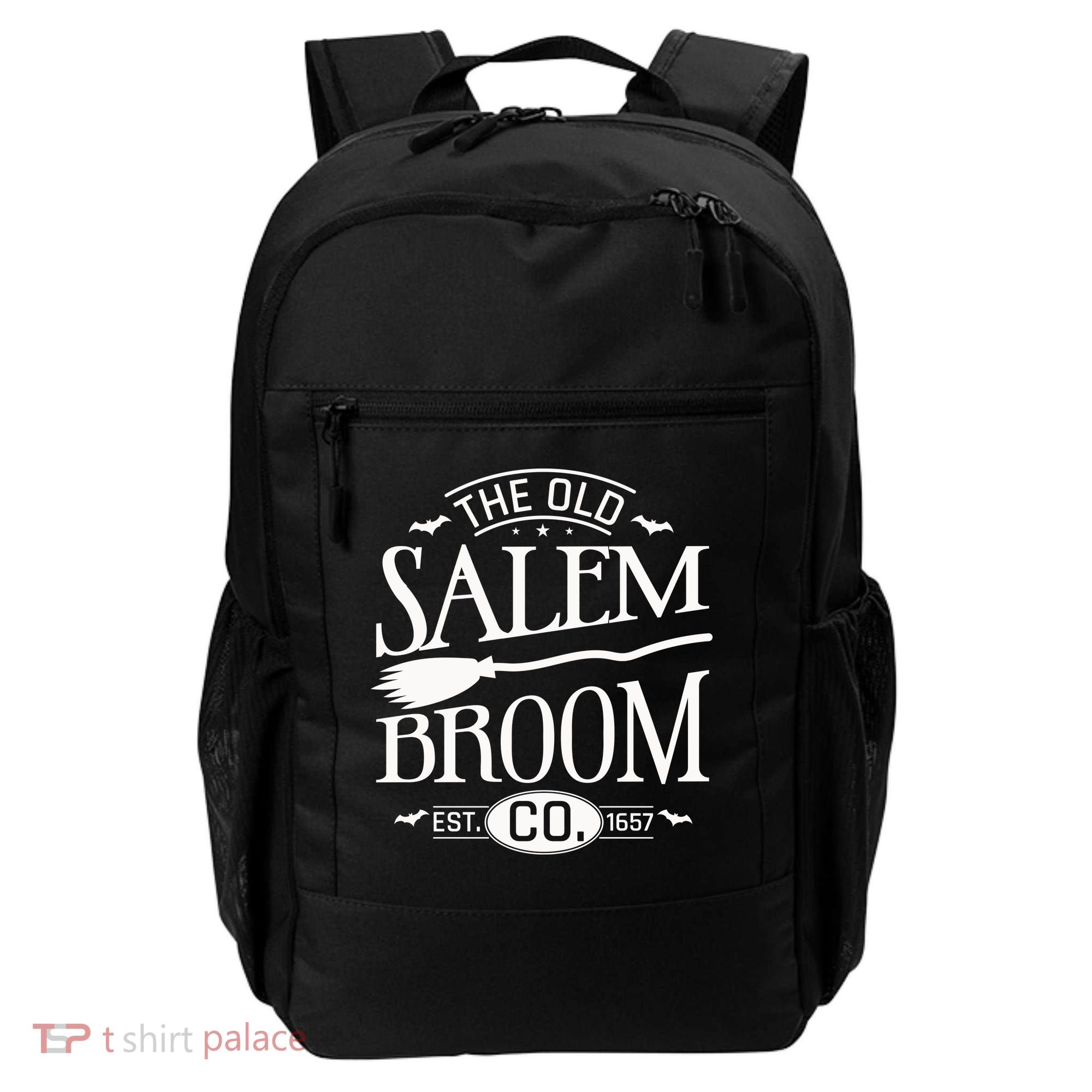 Halloween The Old Salem Broom Halloween Day Backpack