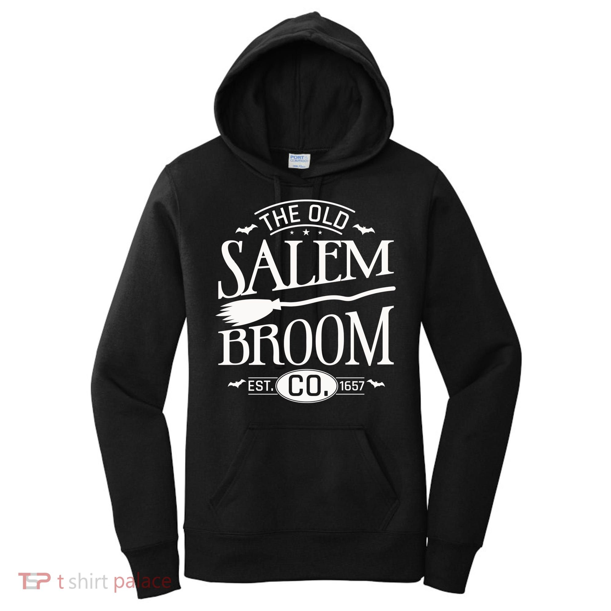 Halloween The Old Salem Broom Halloween Day Women's Hoodie