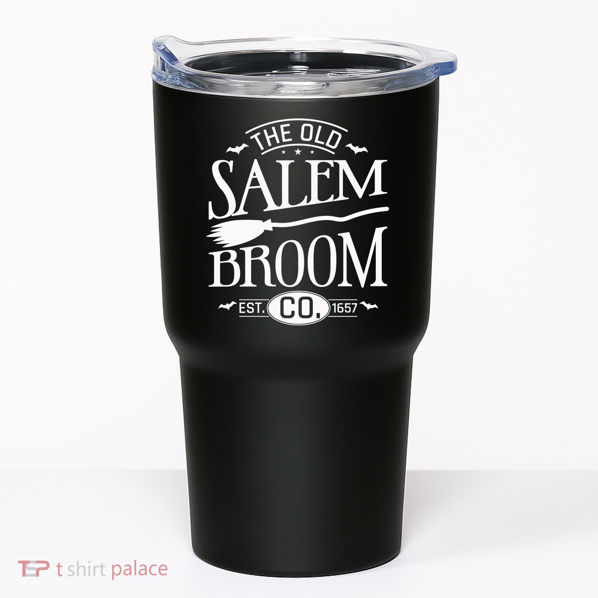 Halloween The Old Salem Broom Halloween Day Tumbler