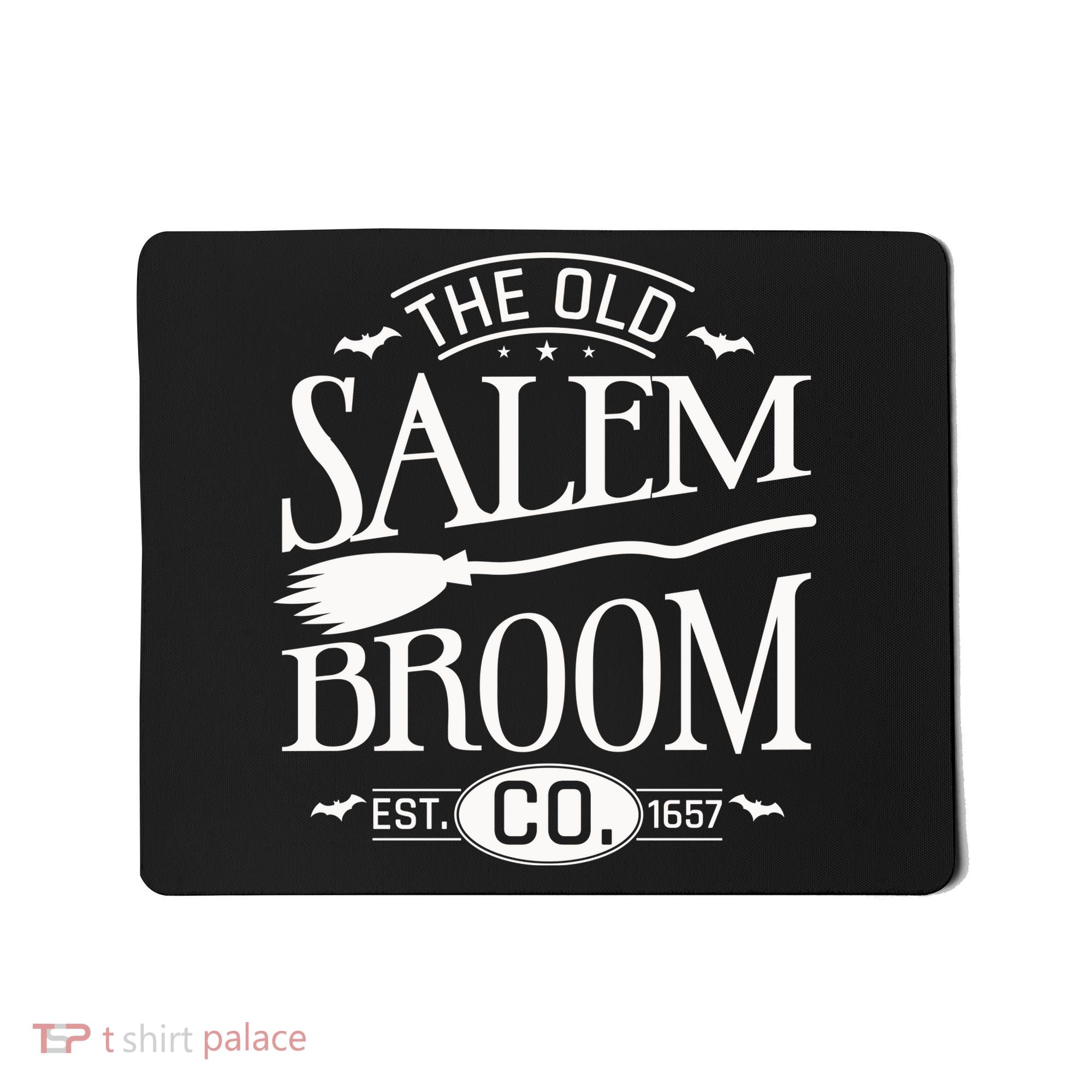 Halloween The Old Salem Broom Halloween Day Mousepad