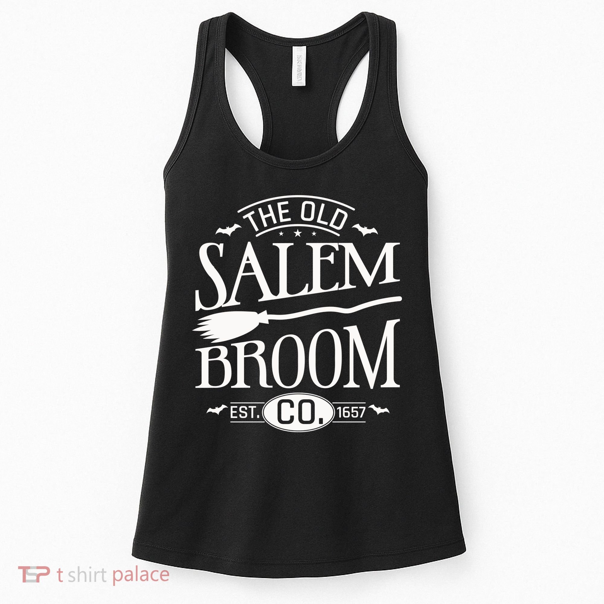 Halloween The Old Salem Broom Halloween Day Women's Tank Top