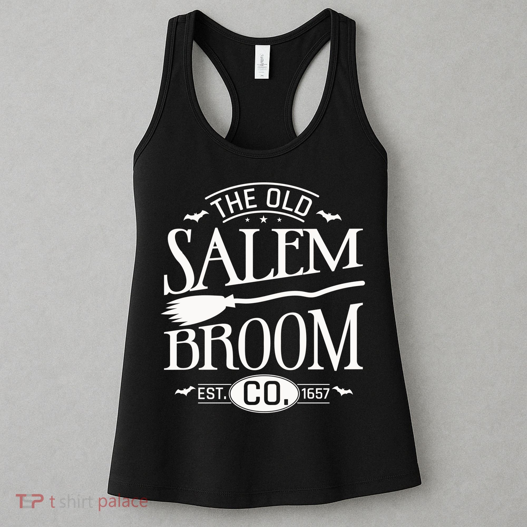 Halloween The Old Salem Broom Halloween Day Women's Tank Top