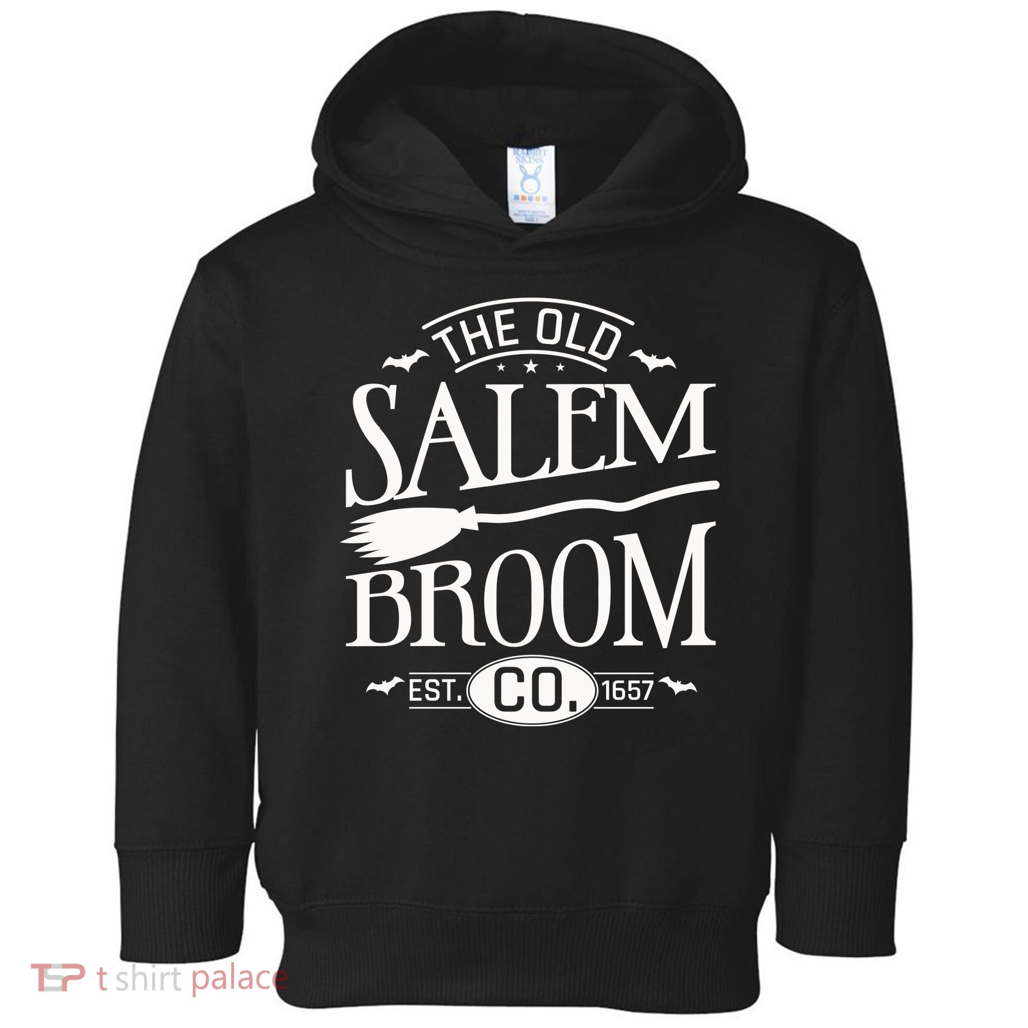 Halloween The Old Salem Broom Halloween Day Toddler Hoodie
