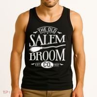 Halloween The Old Salem Broom Halloween Day Tank Top thumb 3