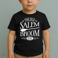 Halloween The Old Salem Broom Halloween Day Toddler T-Shirt thumb 2