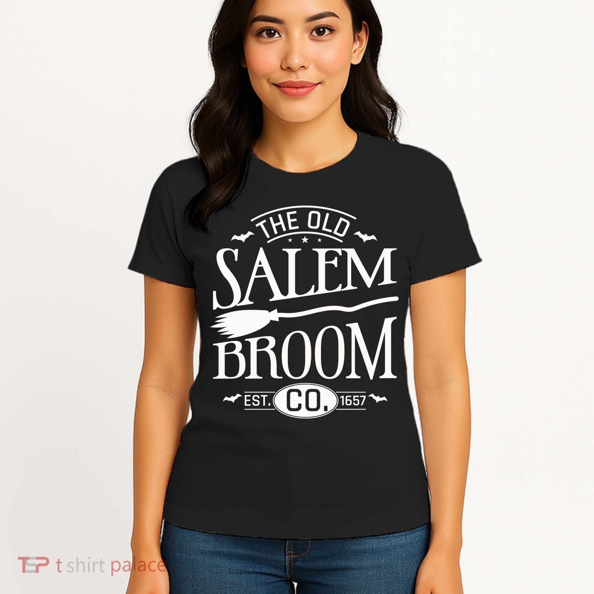 Halloween The Old Salem Broom Halloween Day Women's T-Shirt
