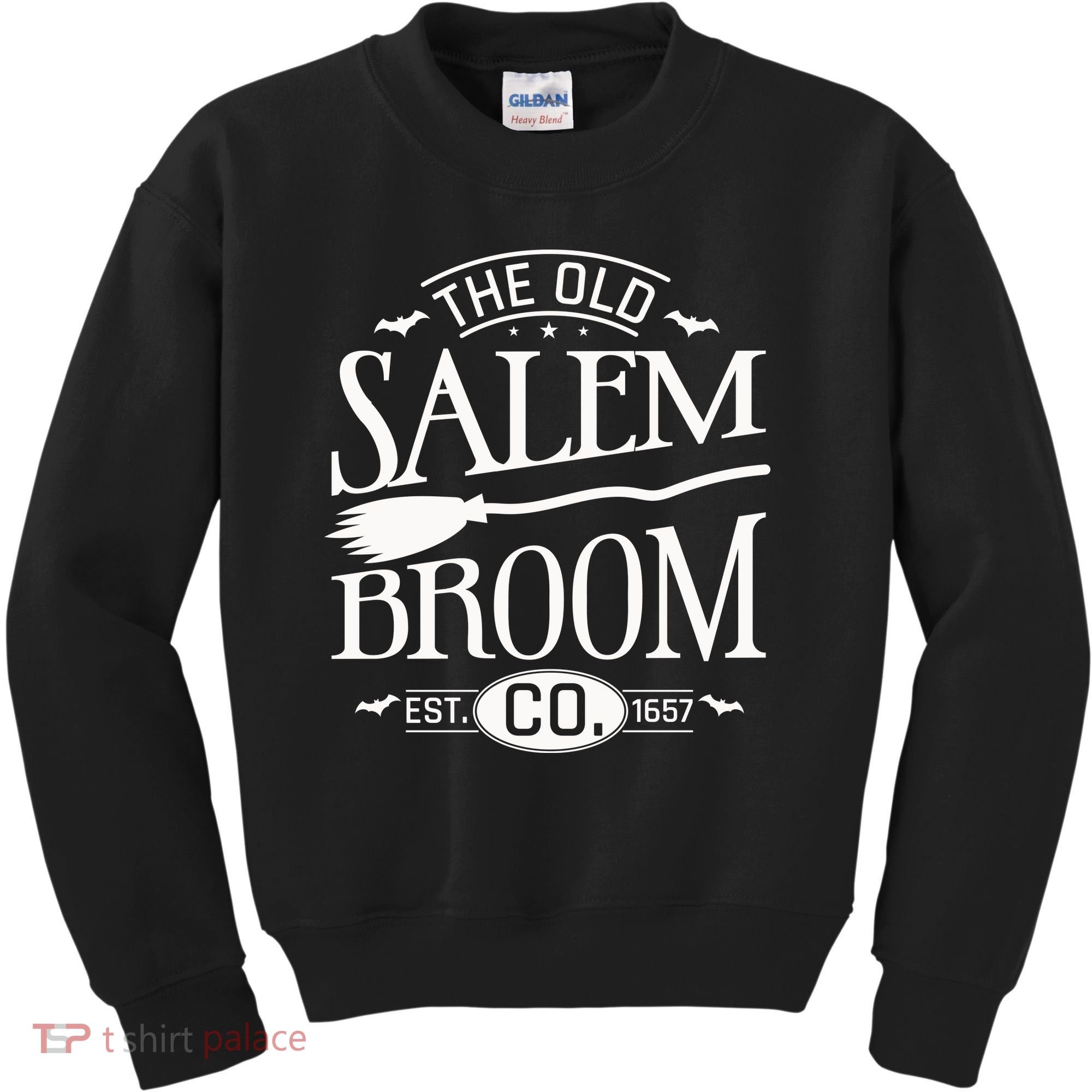 Halloween The Old Salem Broom Halloween Day Kids Sweatshirt