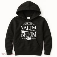 Halloween The Old Salem Broom Halloween Day Kids Hoodie thumb 0