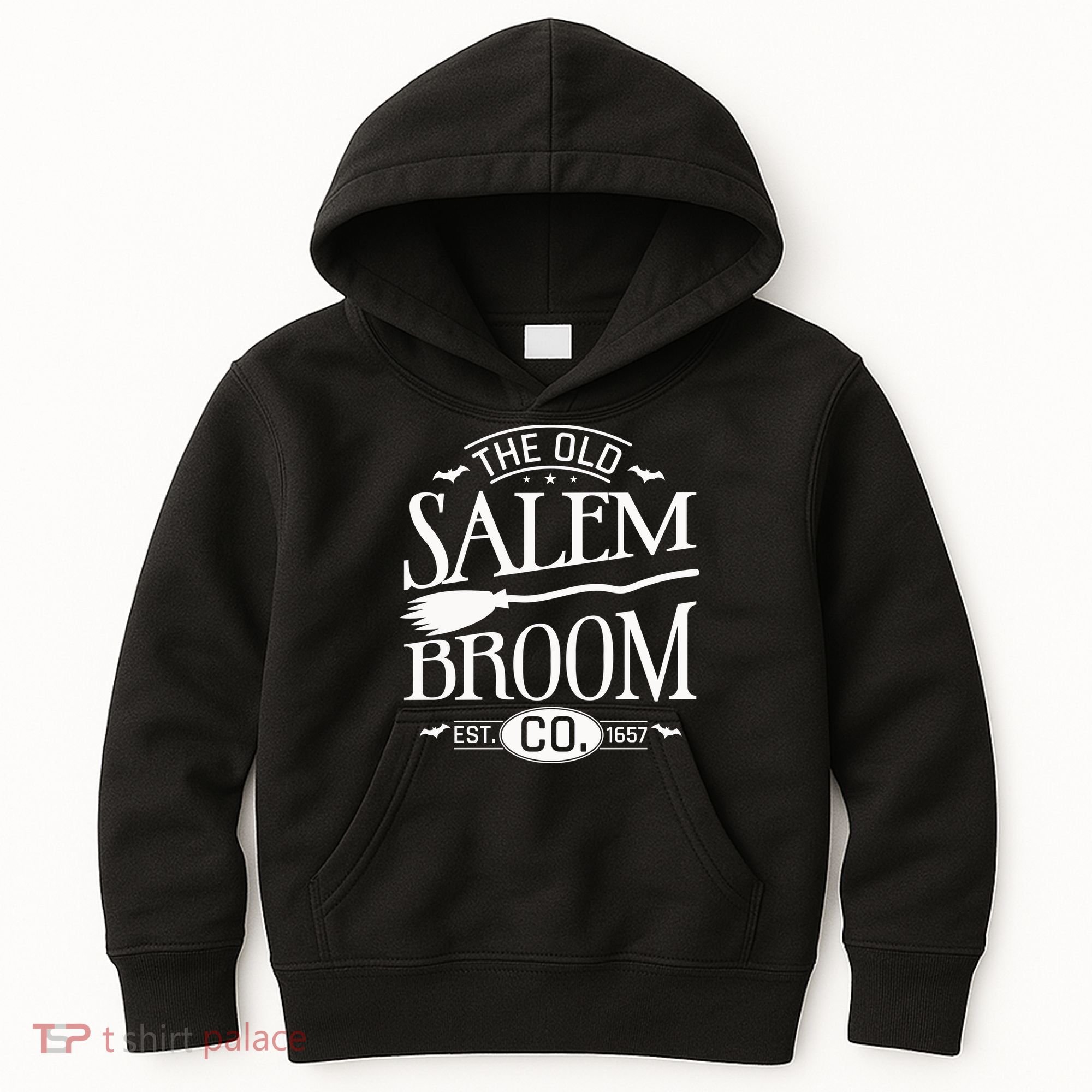 Halloween The Old Salem Broom Halloween Day Kids Hoodie