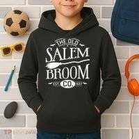 Halloween The Old Salem Broom Halloween Day Kids Hoodie thumb 2