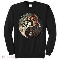 Harmonious Tree Of Life Yin Yang Black Sweatshirt thumb 0