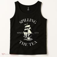 History Teacher or Historians or Spilling The Tea Since 1773 Tank Top thumb 2