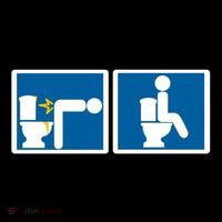 How To Poop Wrong Right Funny Meme Coffee Mug thumb 5
