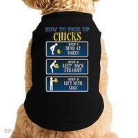 How To Pick Up Chicks Funny Chicken Doggie Tank thumb 0